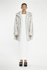 Faux Fur Jacket - Natural