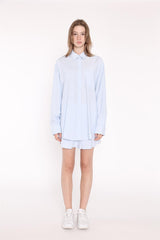 Light-Blue Stripe Classic -Shirt