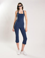 Agon Women's Navy Halterneck Top
