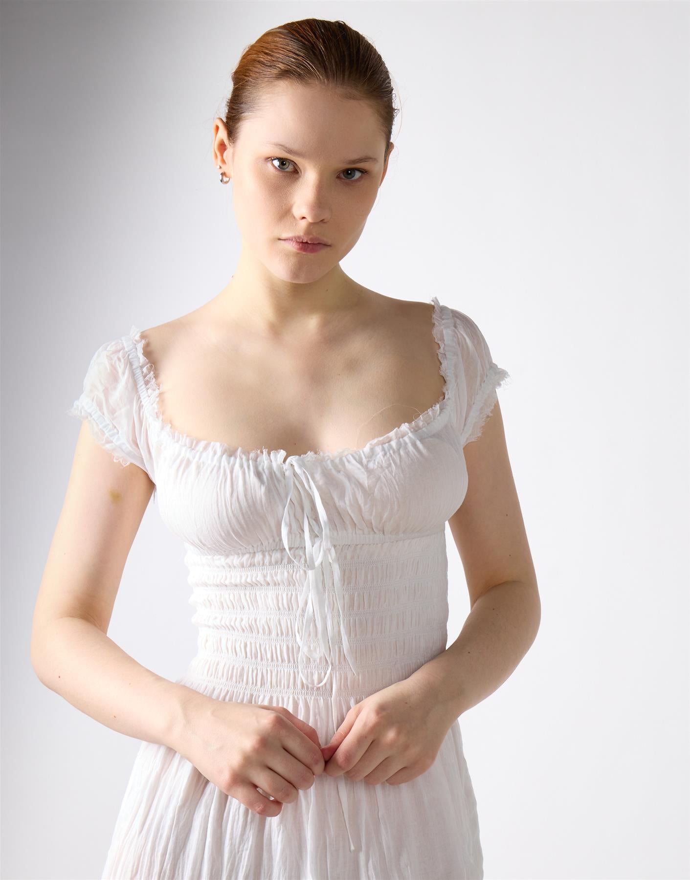 White Tiered Maxi Dress Maxi Dress