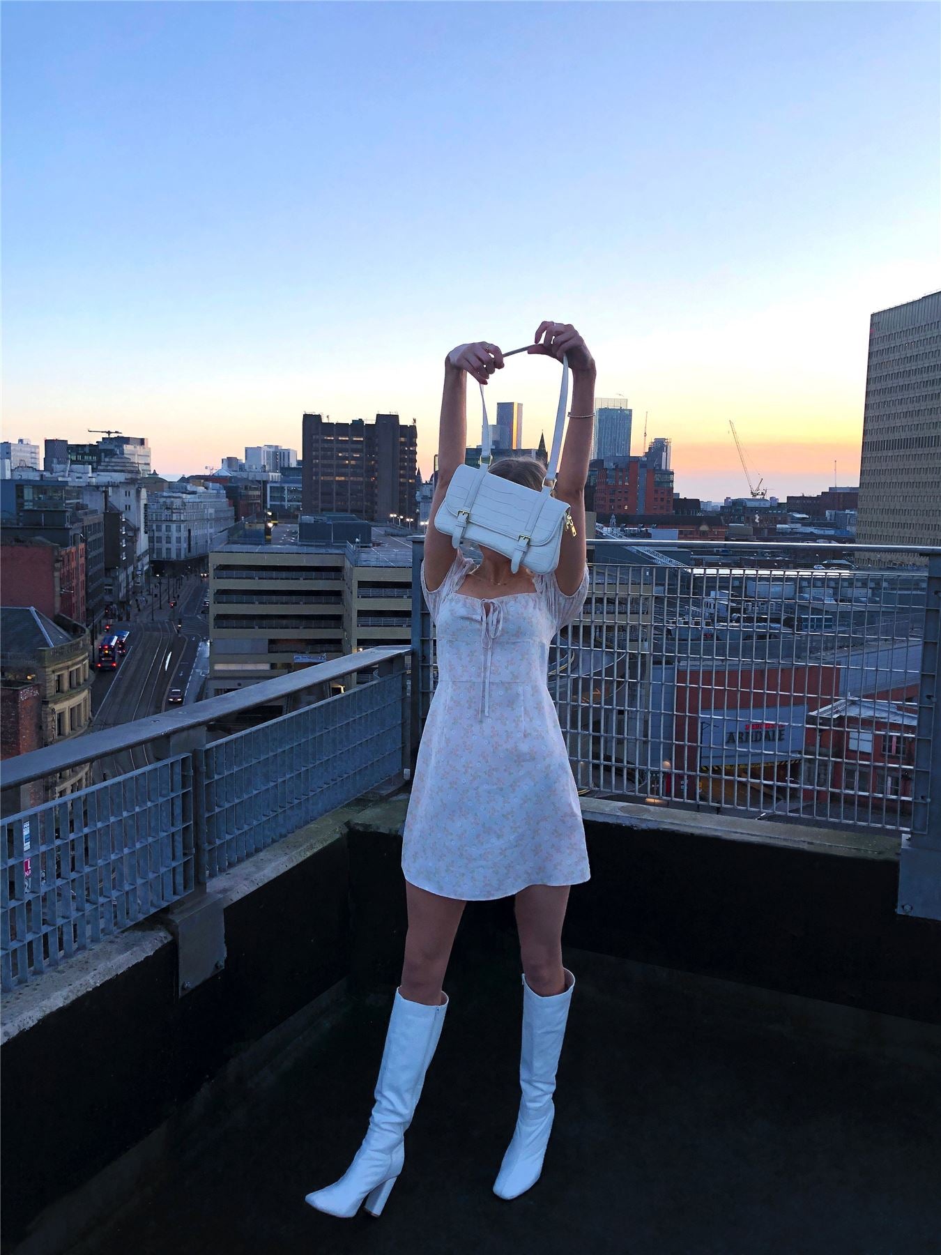 Stone Ditsy Floral Mini Dress