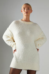 Cream Oversized-Jumper