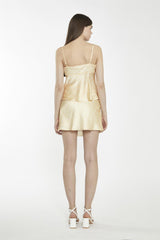 Amber Ditsy Folk Sweetheart Neckline Sleeveless-Top