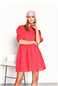 Azelea Puff Sleeve Skater Dress
