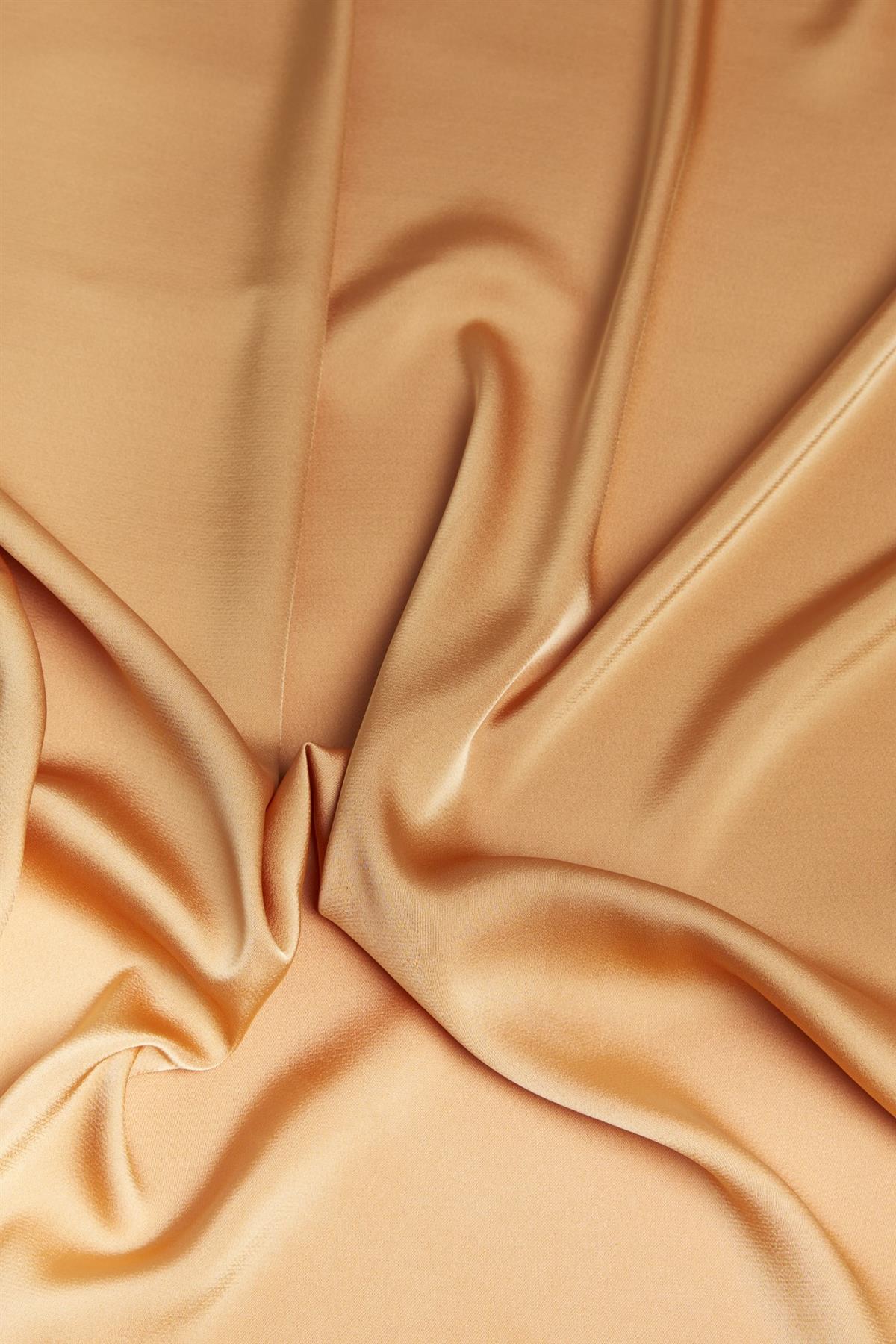 Apricot Sateen Headscarf