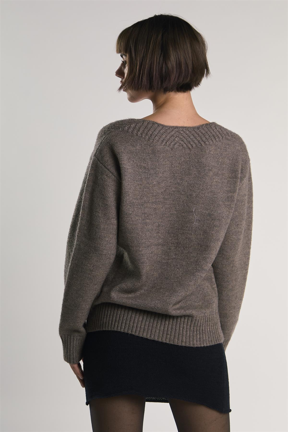 Black Knit-Fitted Mini-Skirt