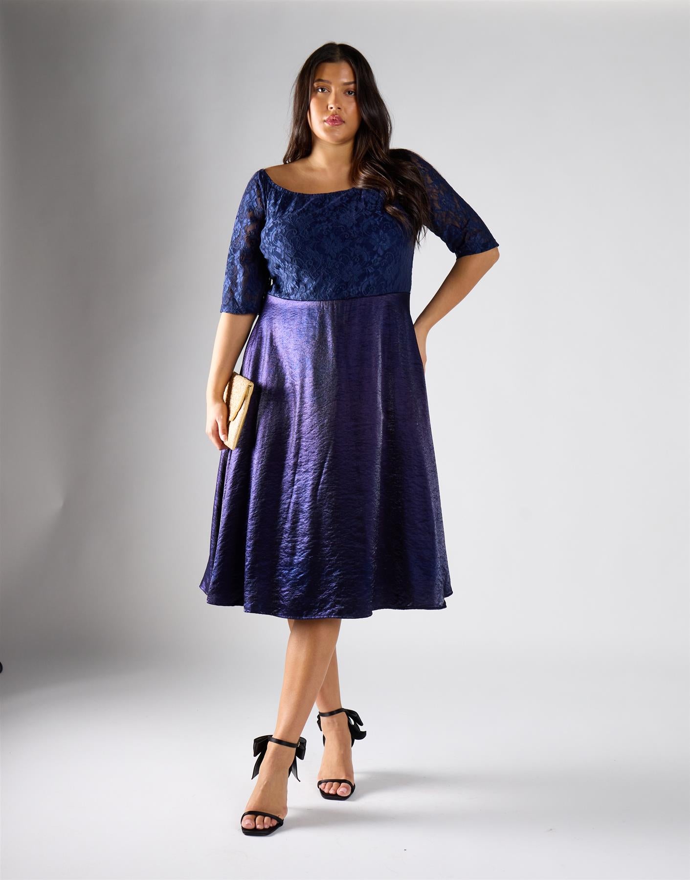 Navy Empire Dress