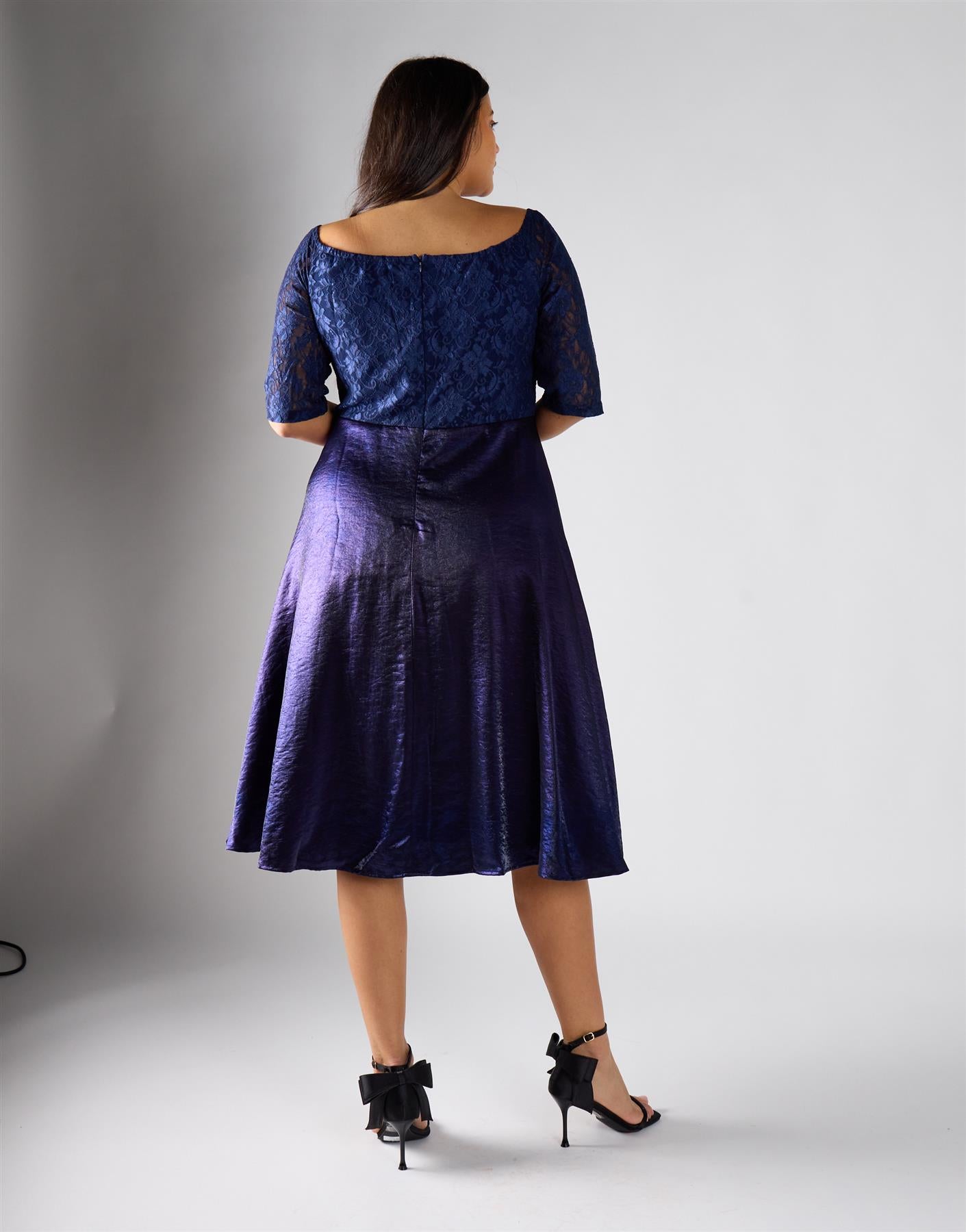 Navy Empire Dress