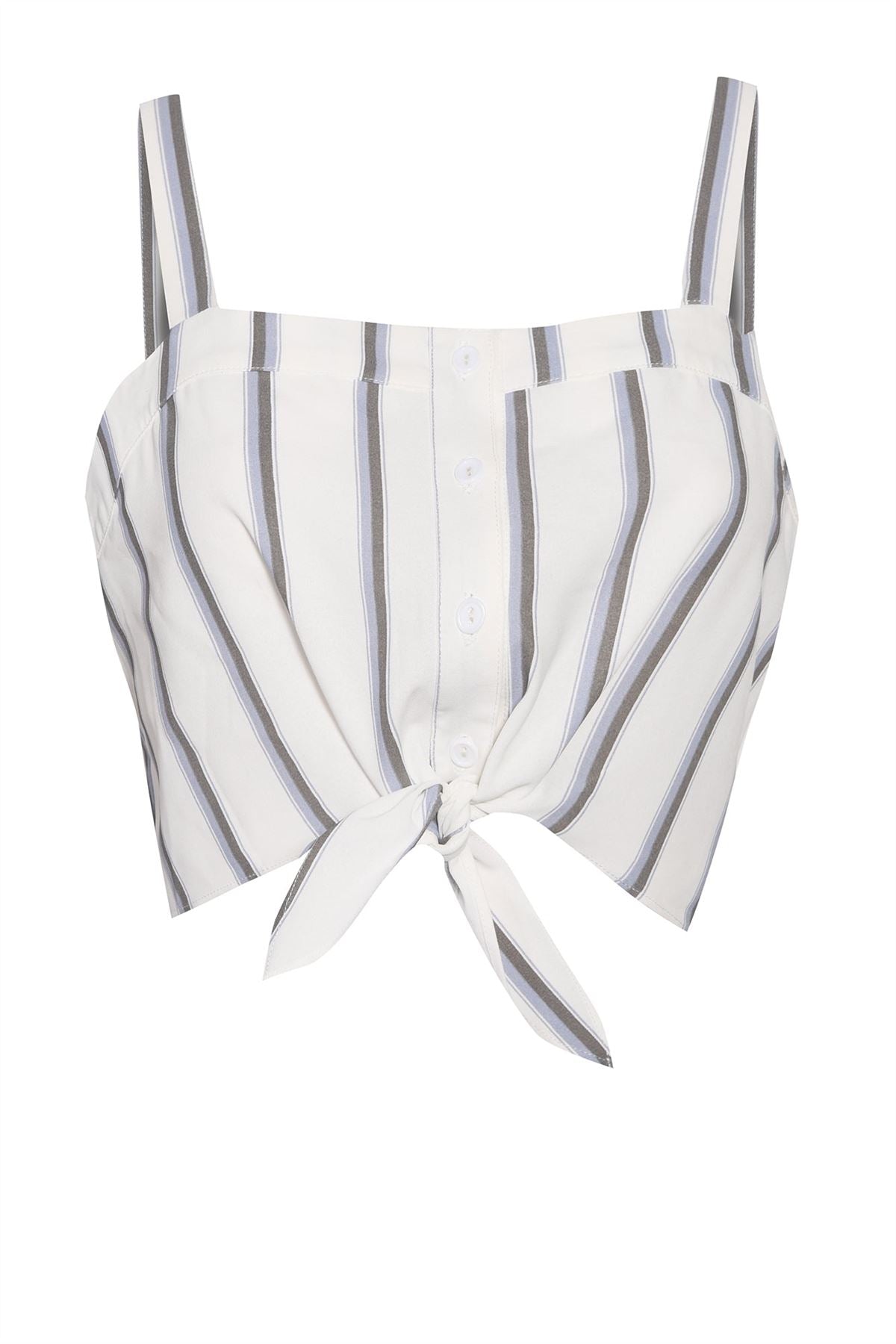 KA6306-WHITE BLUE GREY STRIPE