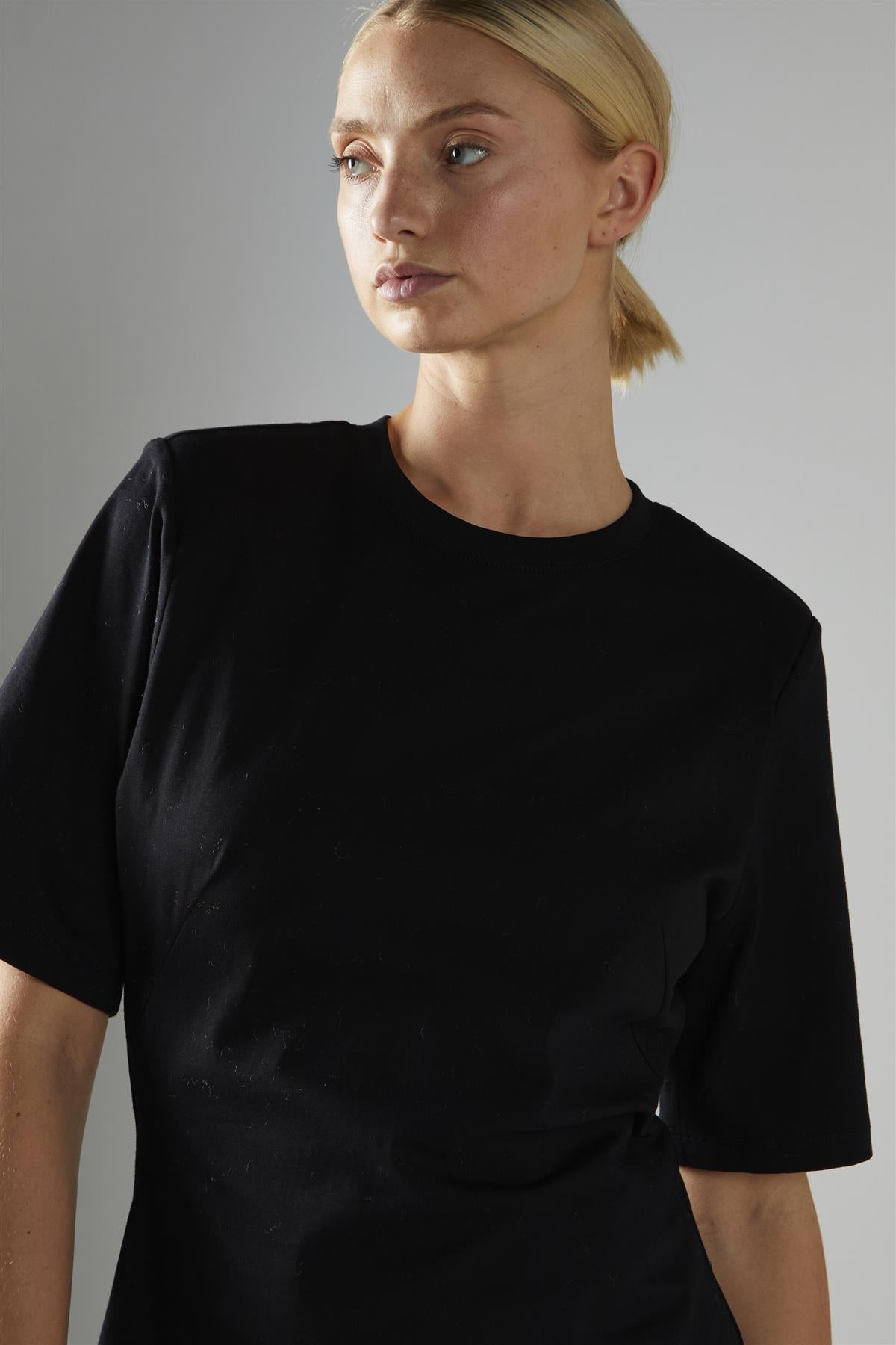 Mini T-shirt Dress - Black