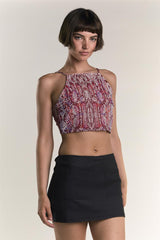 AN1695-BW95-RASPBERRY SNAKESKIN