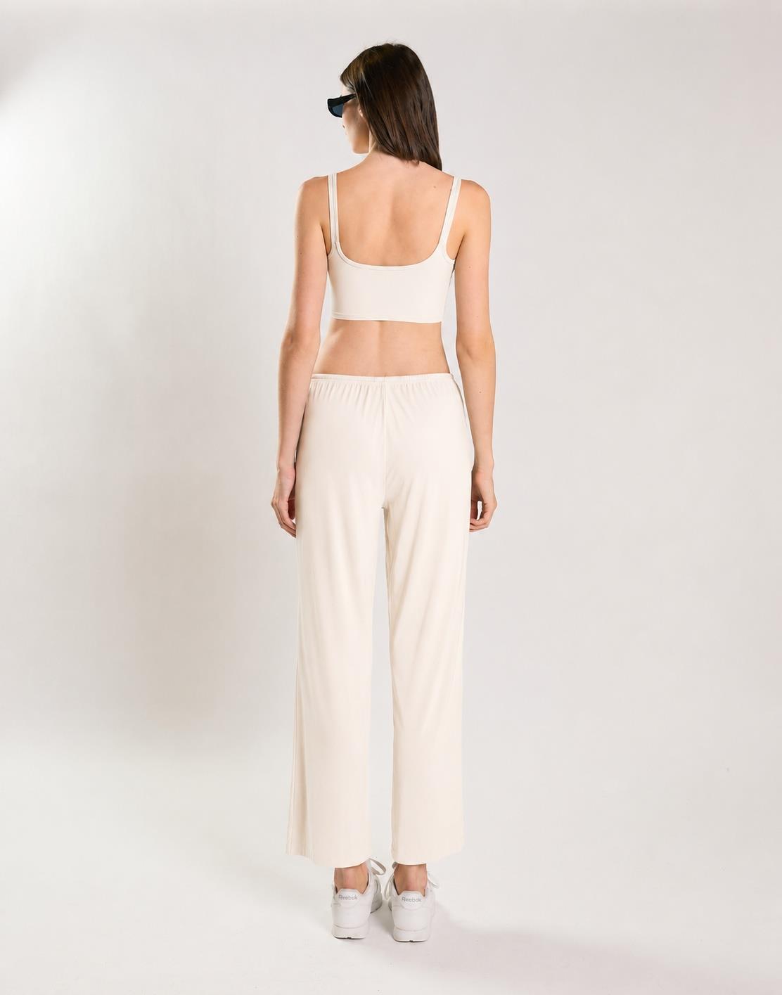 Agon Women's Cream Lightweight Trousers