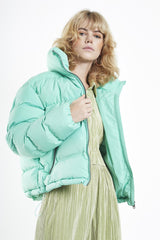 Jade Green Padded Puffer Jacket