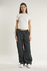 Off-White Fitted-Short-Sleeve Ribbed-Top