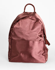 Brown Satin Everyday Backpack