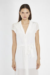 Off-White Shirt Midaxi-Dress