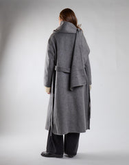 Charcoal Belted Coat