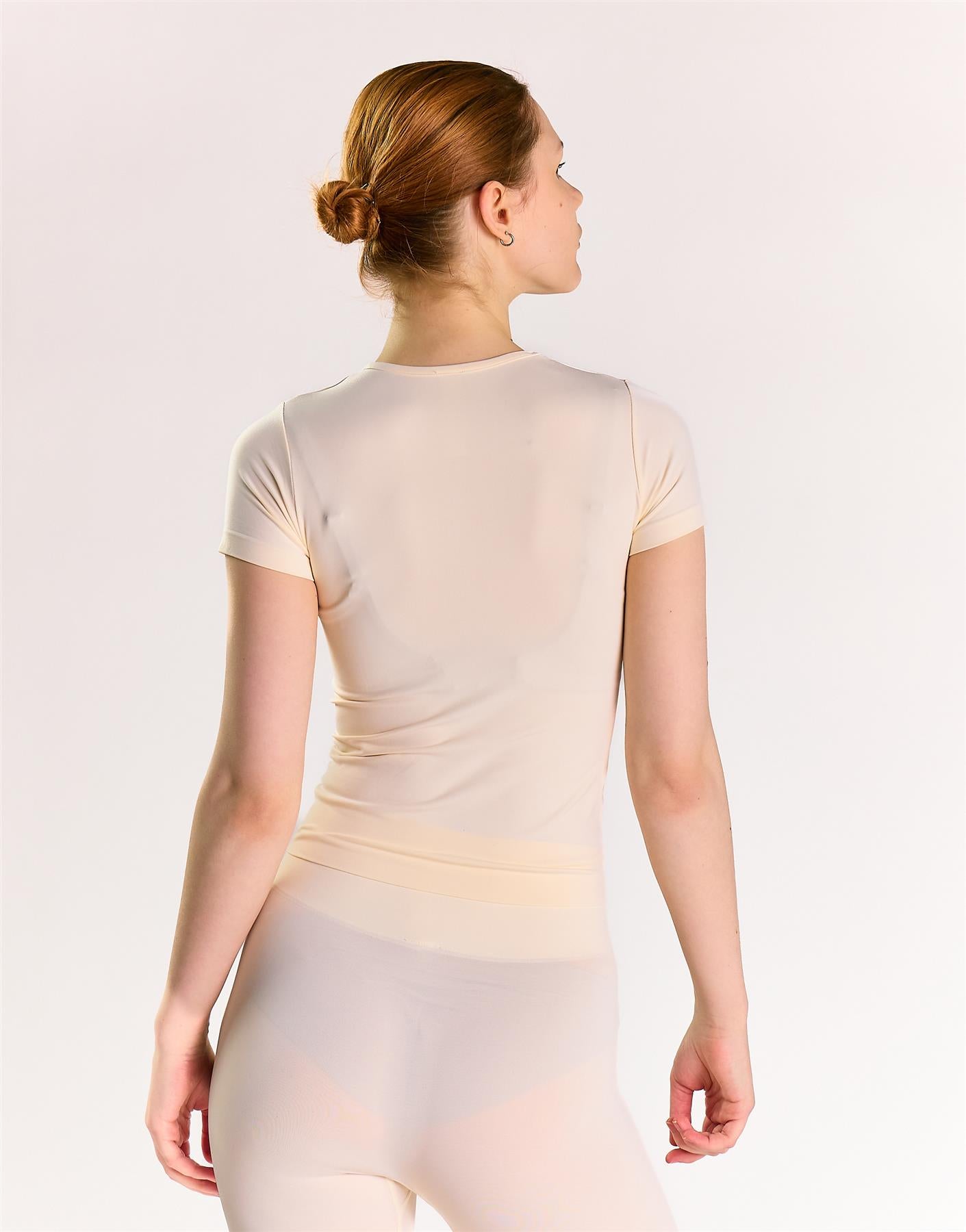 Agon White Activewear Tee