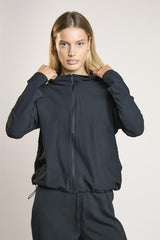 Signature Black Wind-Breaker Jacket.