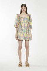 CK6940-PINK 60S FLOWER JACQUARD