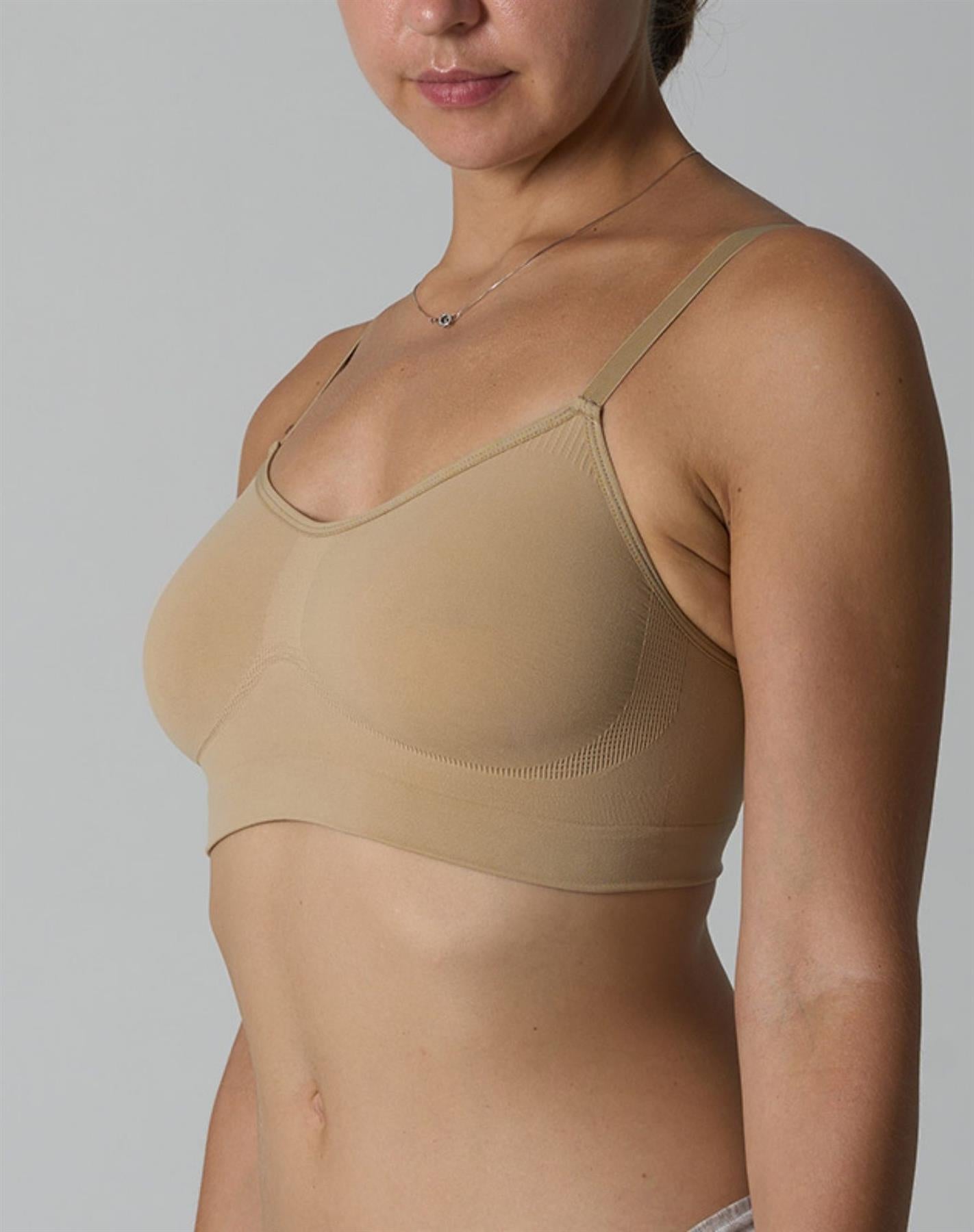 Agon Sand Adjustable Straps Bra