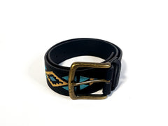 Black Buckled-Belt