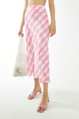 CA0284-PINK WATERCOLOUR GINGHAM