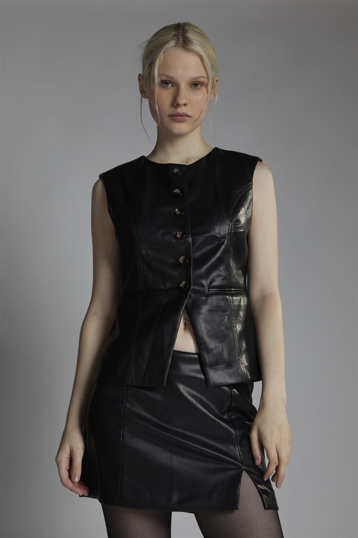 Tailored Waistcoat - Black