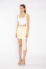 Off-White Knitted Corset-Top