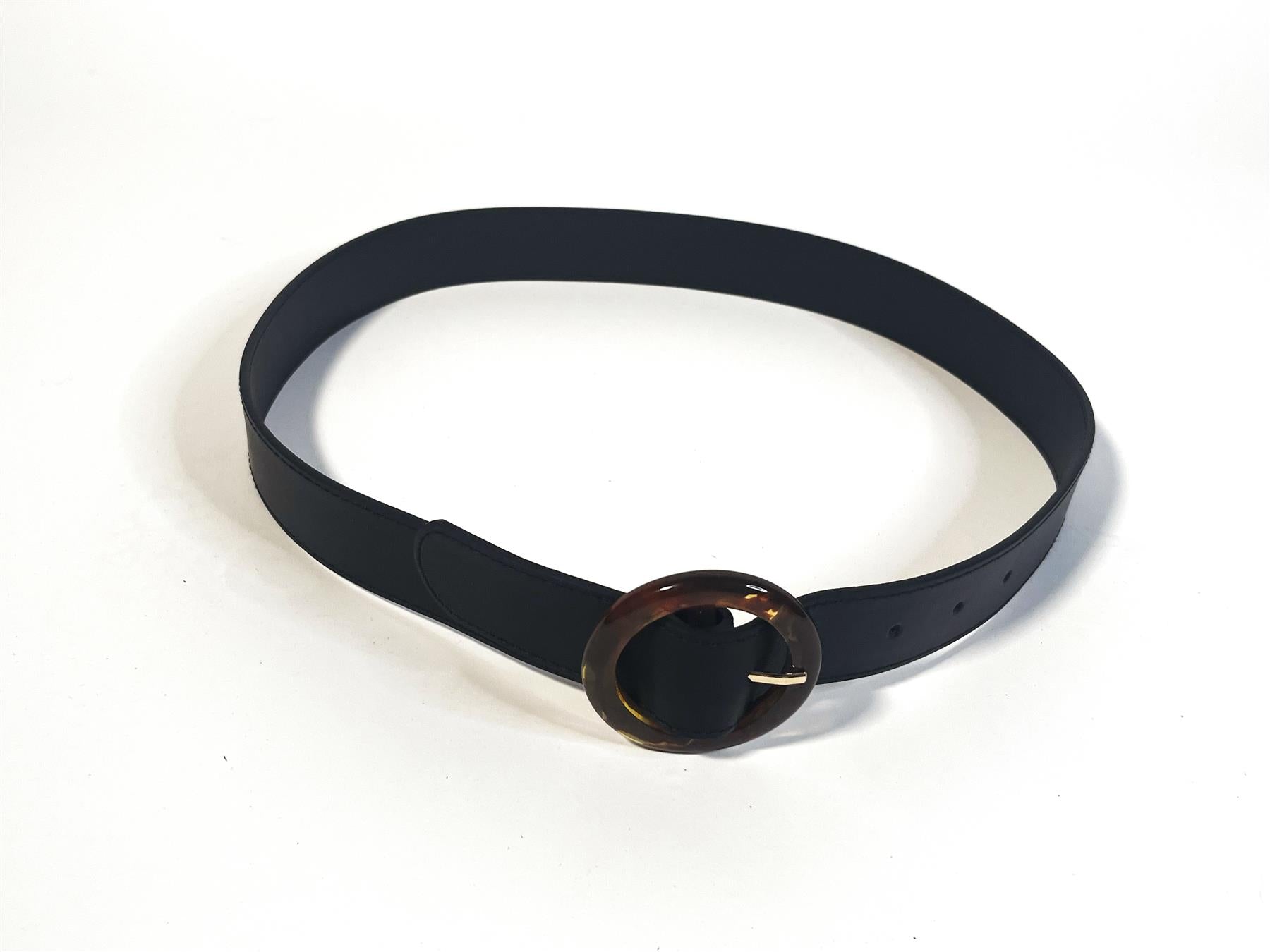 Black Brown Buckle-Belt