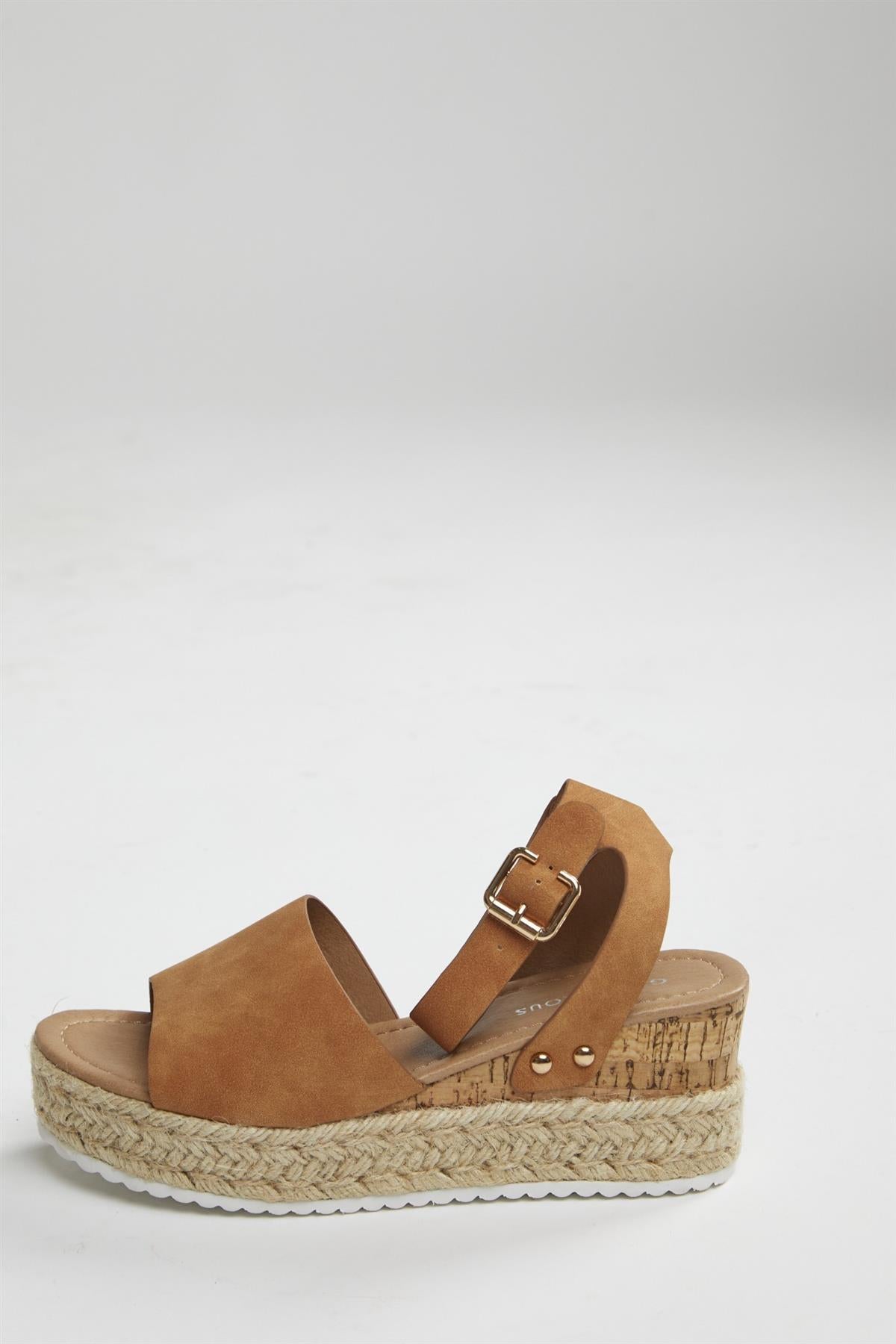 Tan Espadrille Sandals