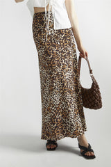 Leopard Swing Midaxi-Skirt