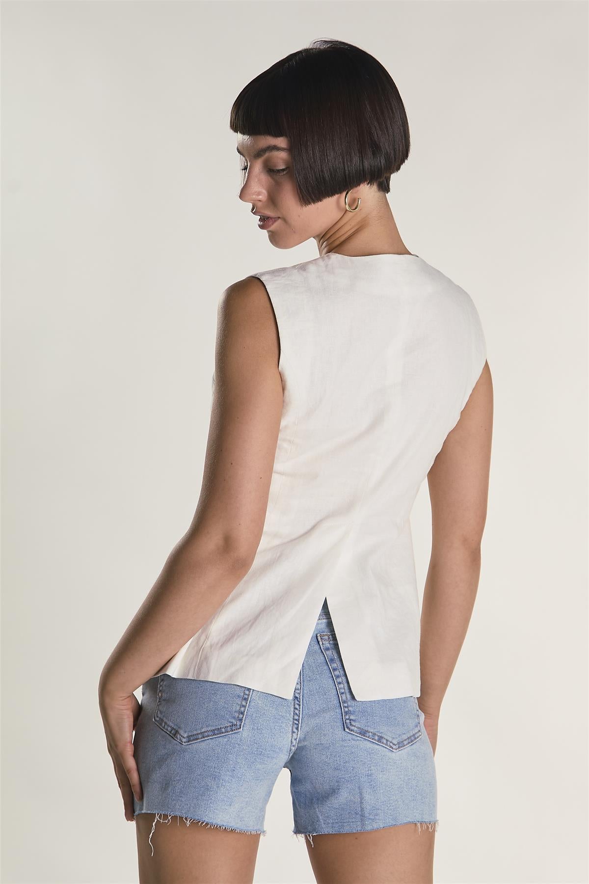 Slim Fit Stretchy Denim Shorts - Light Blue Wash