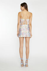 TM0886-PAINTED MULTI FLORAL