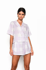 GS0272-LILAC CHECKERBOARD