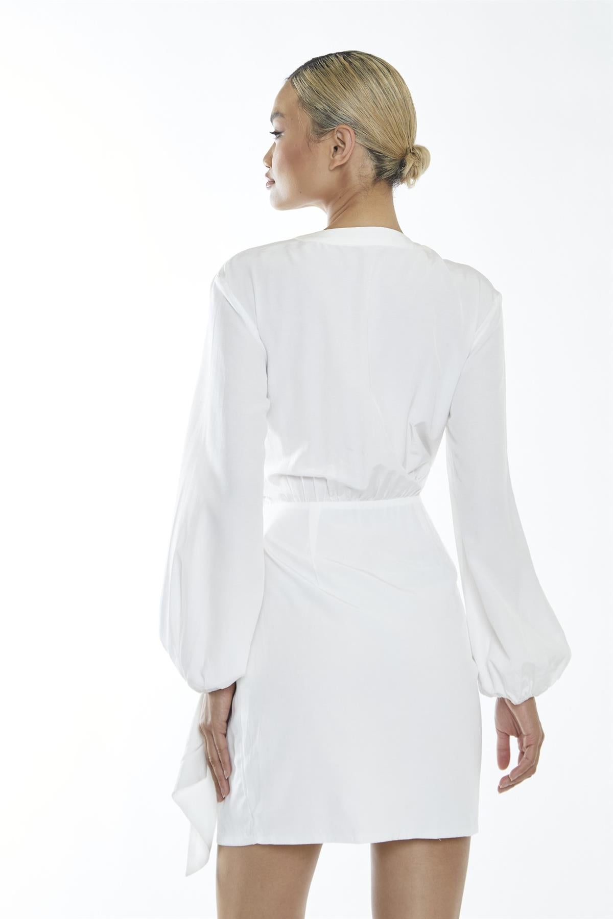 Off-White Wrap-Mini-Dresses