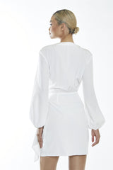 Off-White Wrap-Mini-Dresses