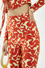 CA0414-BANANA ORANGE SQUIGGLE