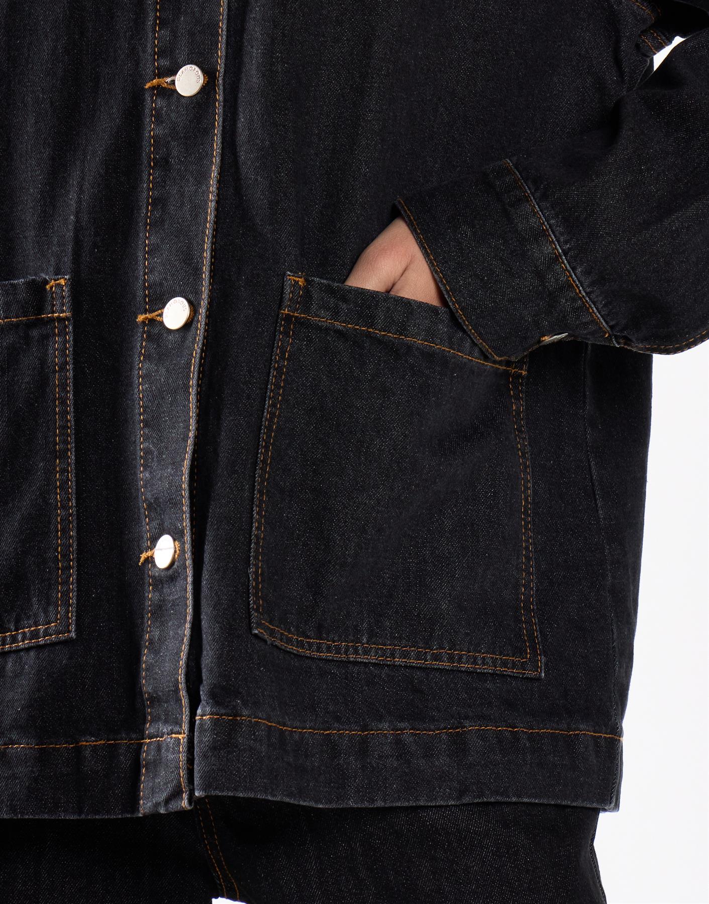 Indigo Denim Chore Jacket
