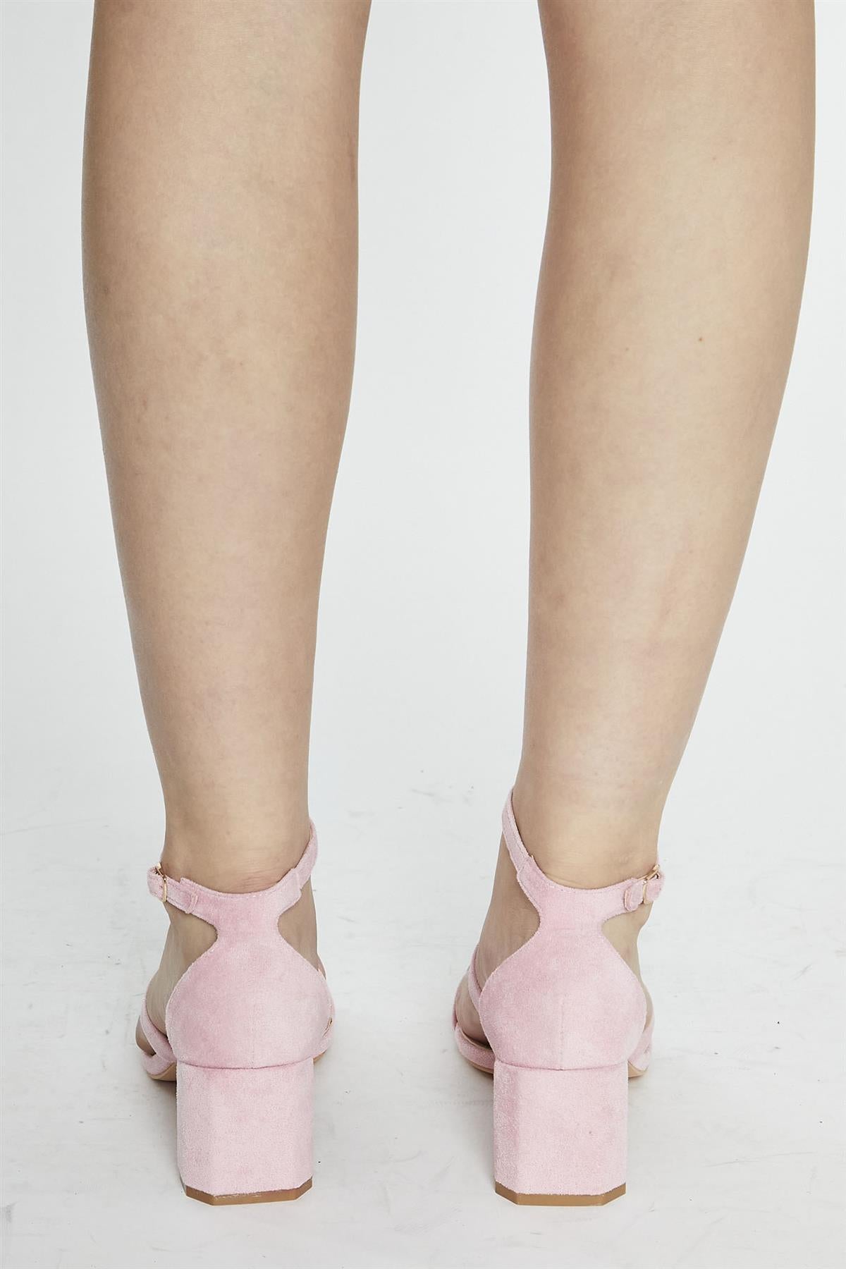 Pink Strappy Heel