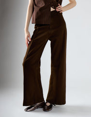 Mid Brown High Waisted Jeans