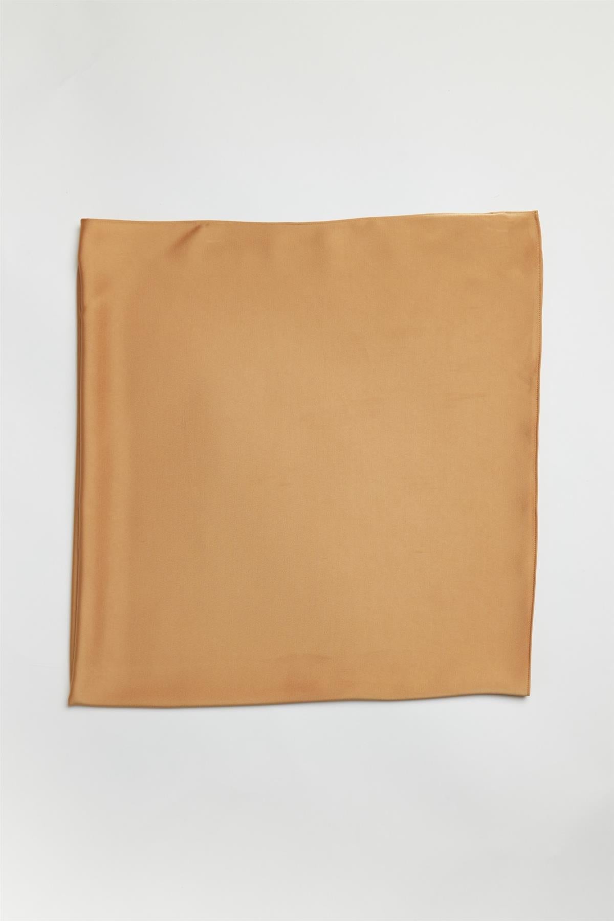 Apricot Sateen Headscarf