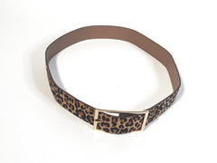 Leopard Buckled -Belt