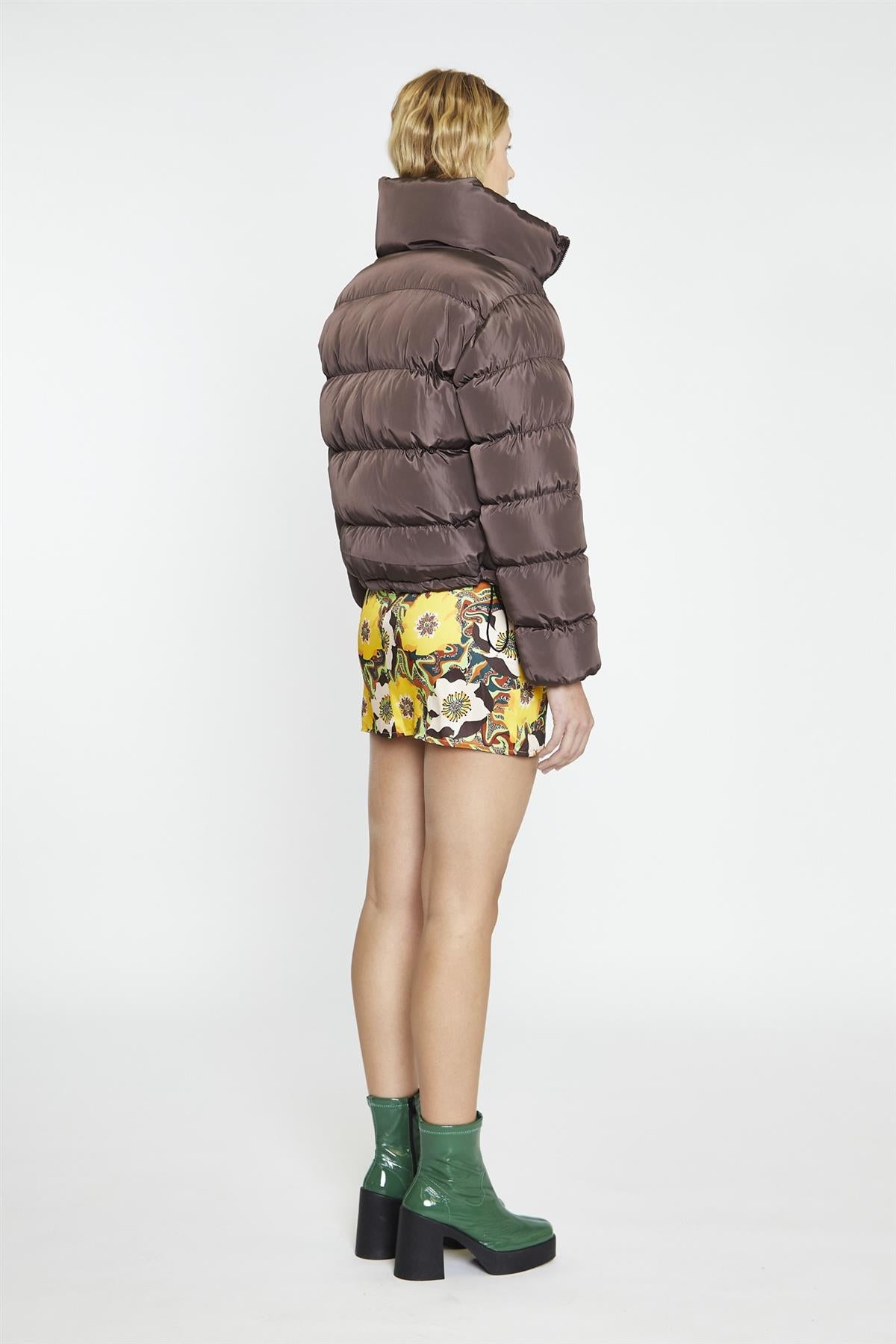 Chocolate Puffer Long Sleeve- Jacket