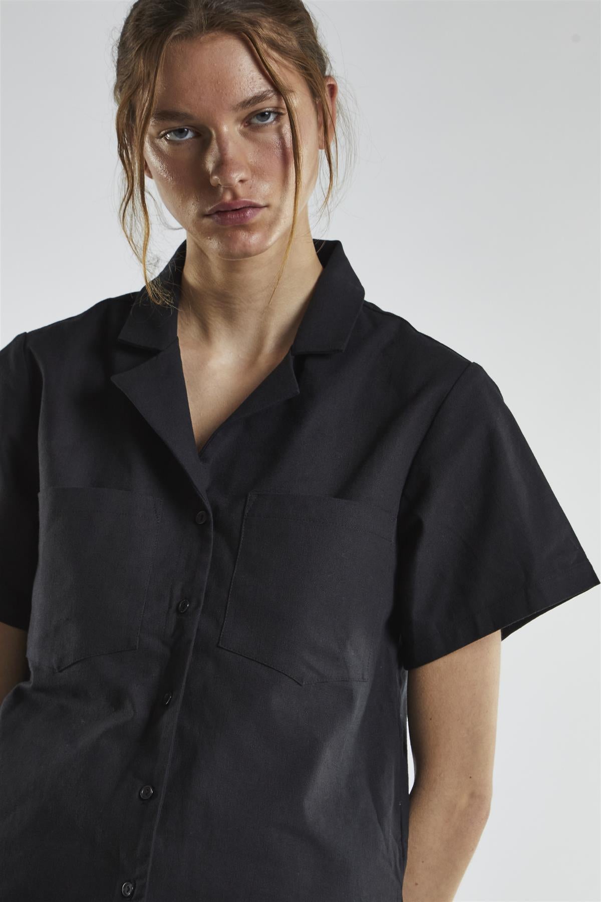 LADIES SHIRT-BLACK-2Xtra Small