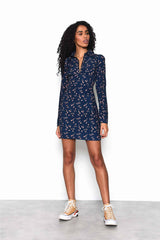 AC3312-NAVY PEACH FLORAL