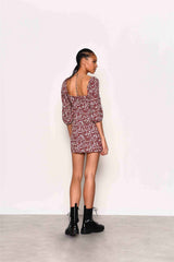 CA0051-BROWN DITSY PRINT