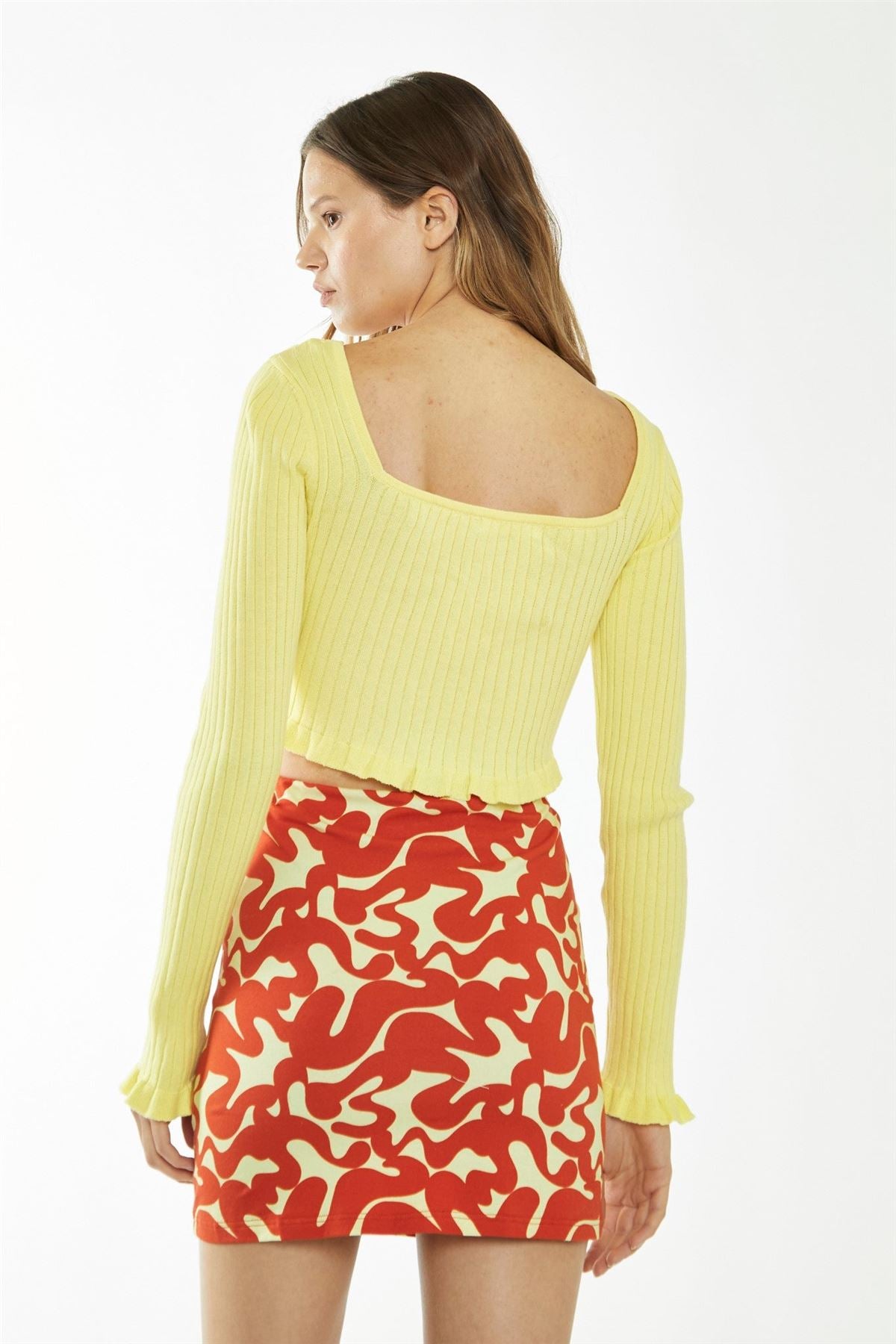 CA0408-BANANA ORANGE SQUIGGLE