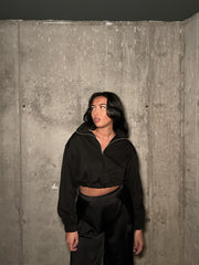 LADIES SWEATSHIRT-BLACK-2Xtra Small