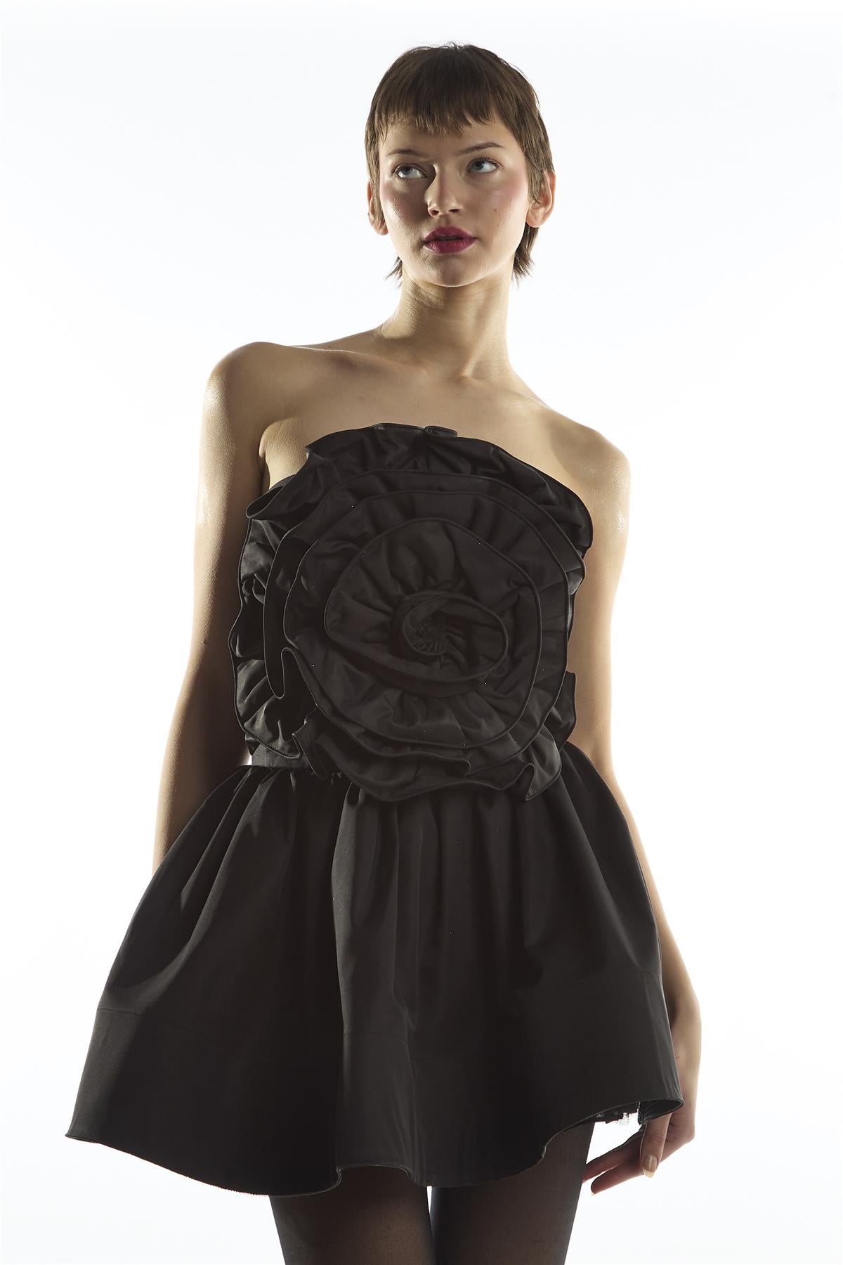 Skater Mini Skirt - Cecelia Black